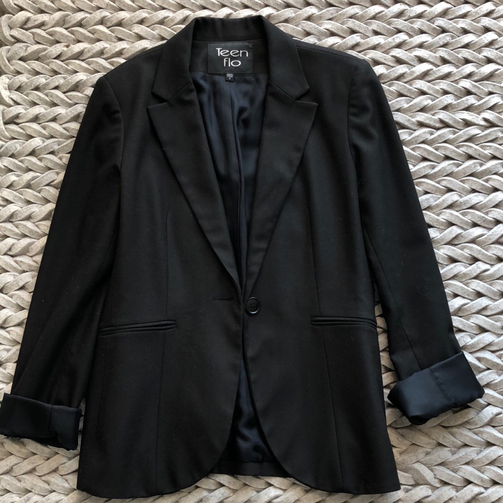 Teenflo Black Blazer - Size 6